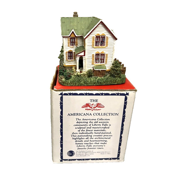 The Americana Collection Liberty Falls Henshaw House AH181 with Box Exc Cond - Picture 4 of 7